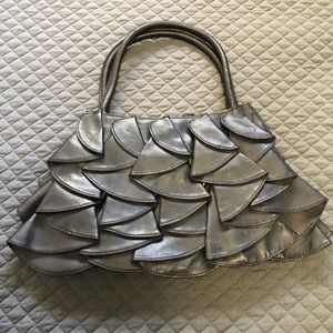 Aldo Black Ruffled Handbag